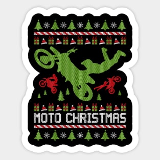 MOTO CHRISTMAS Sticker